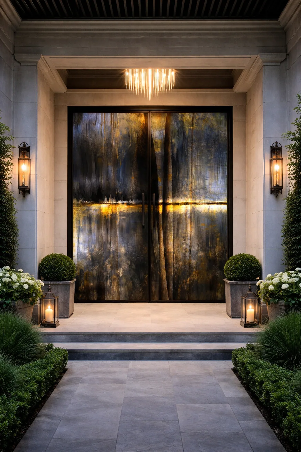 Grand exterior art door