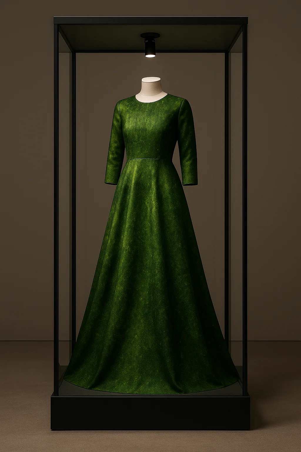 Forest gown museum case